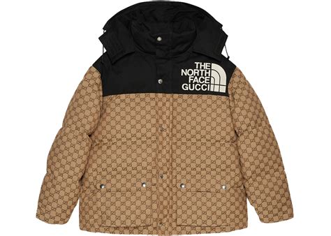 Gucci x The North Face Womens GG Padded Jacket Black 